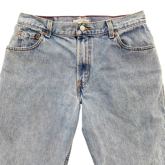 Levi's 550 Jeans Relaxed Tapered Women's 30x30 / 12M Blue Light High Rise Mom - Picture 2 of 12